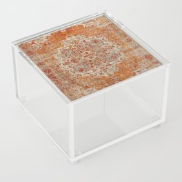 Oriental orange carpet Acrylic Box