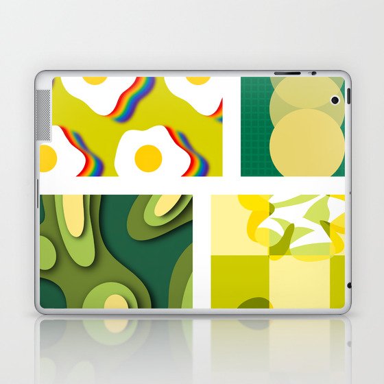 Assemble patchwork composition 17 Laptop & iPad Skin