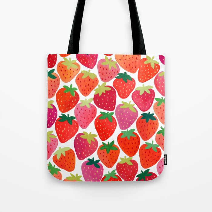 Sweet Strawberries Tote Bag