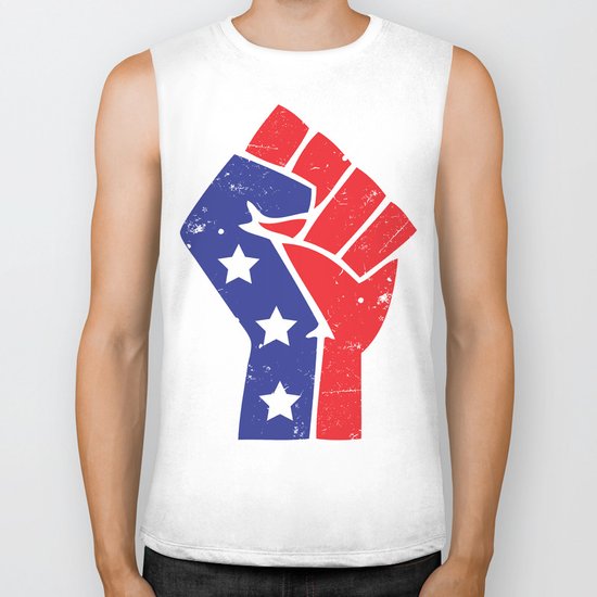 Revoltion Party Fist Biker Tank