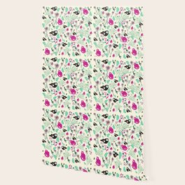 Colorful Cat Wallpaper For Any Decor Style Society6,Pencil Simple Tribal Dragon Drawing