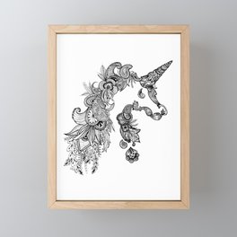 Patternful of Unicorn Framed Mini Art Print