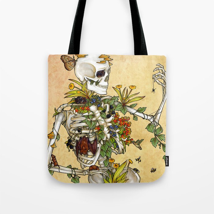 Bones and Botany Tote Bag