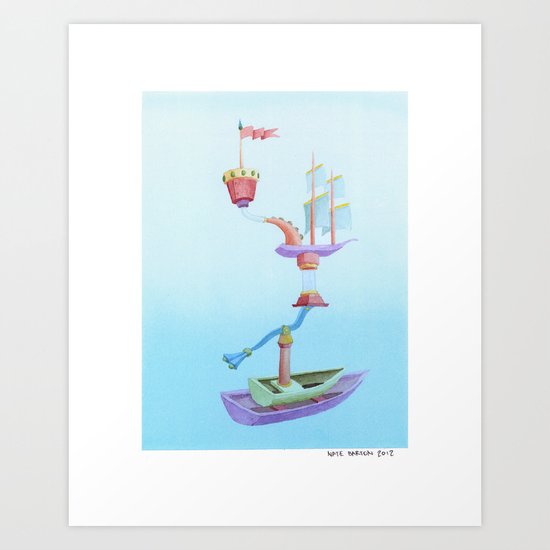 Setting Sail Art Print