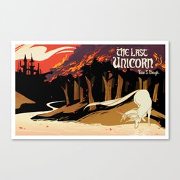 the last unicorn Canvas Print