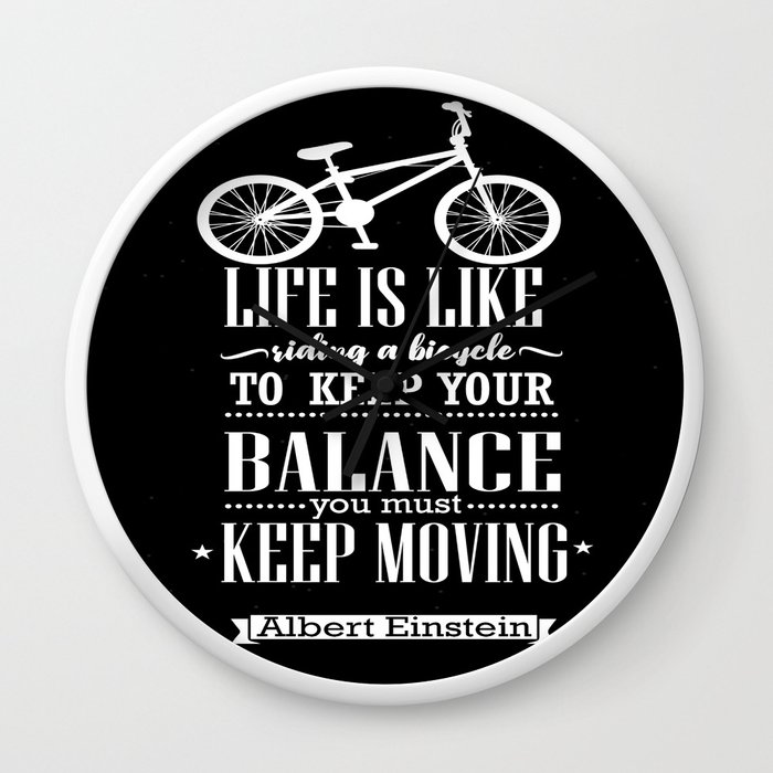 Albert einstein life is like a bicycle 2025