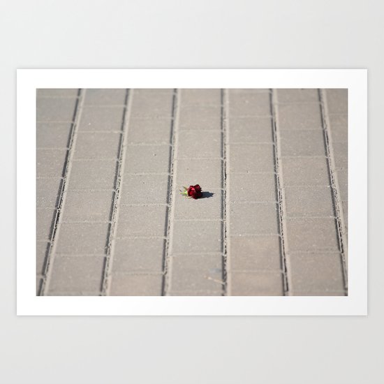 Lonely Flower Art Print