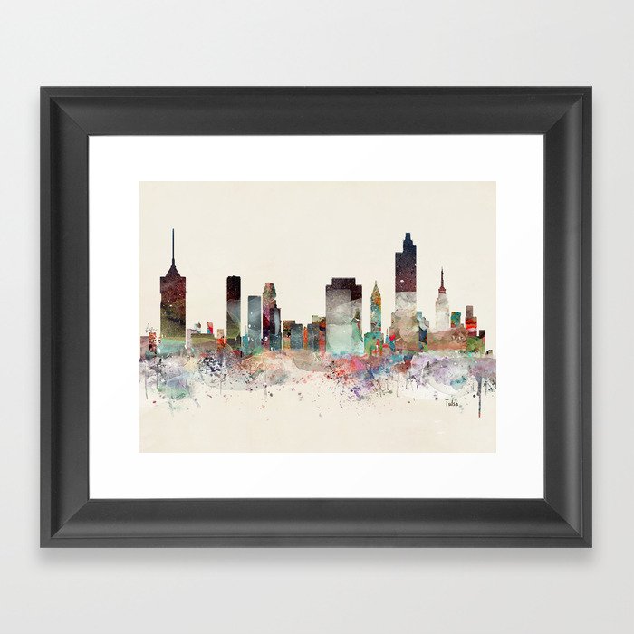 tulsa oklahoma Framed Art Print by bri.buckley Society6