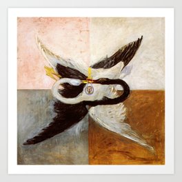 Hilma af klint The Swan,No,3 Art Print