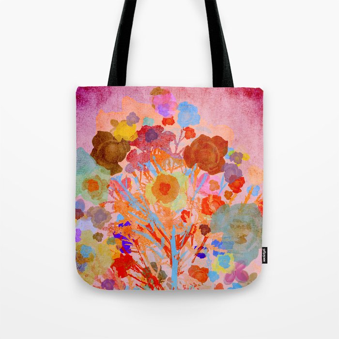 Floral abstract 46 Tote Bag by Mary Berg | Society6