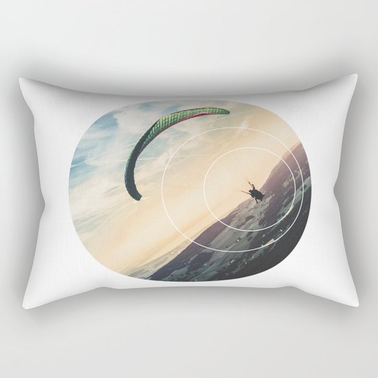 Skydive Gravity - Geometric Photography Rectangular Pillow