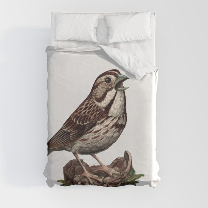 Song Sparrow Duvet Cover