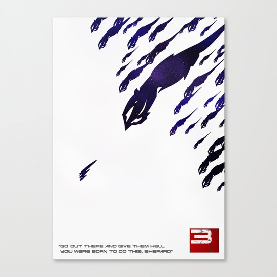 Mass Effect 3 Canvas Print