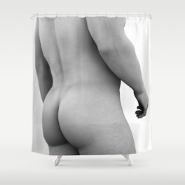 Sexy man butt Shower Curtain
