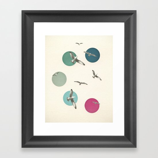 Circling Framed Art Print