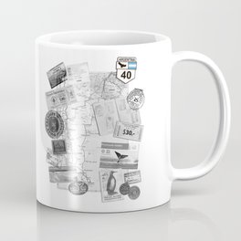 Patagonia - Map Coffee Mug