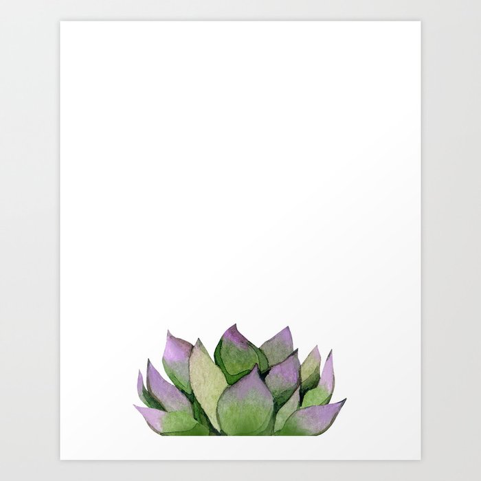 Discover the motif SUCCULENT. by Art by ASolo as a print at TOPPOSTER