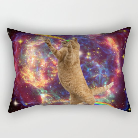 CAT SPACE Rectangular Pillow