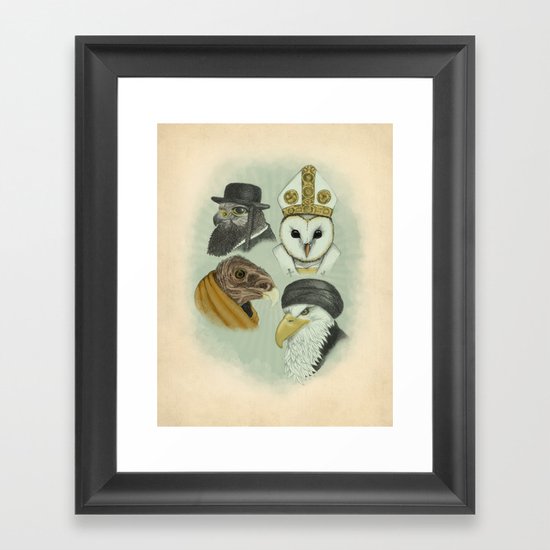 Birds of Pray Framed Art Print