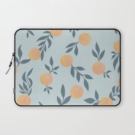 Peaches & Leaves Pattern Laptop Sleeve