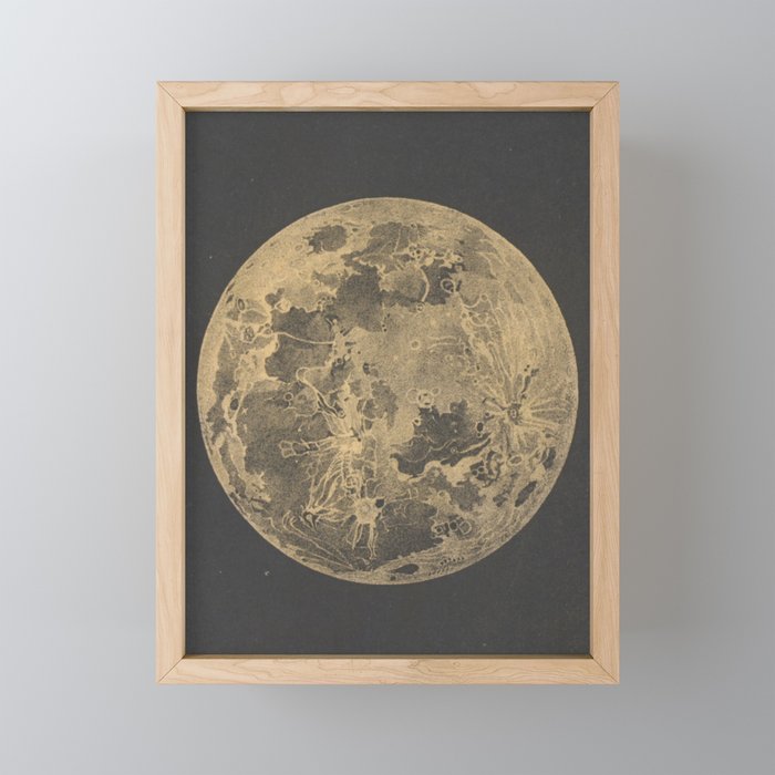 Full Moon 1842 Framed Mini Art Print
