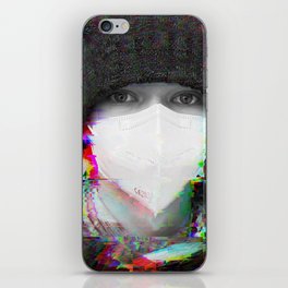 Glitch in the Pandemic Photographic Study iPhone Skin