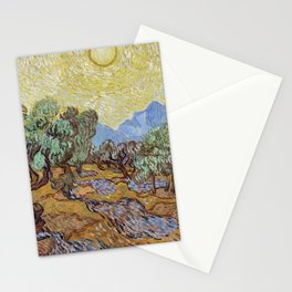 Olive Trees, Vincent van Gogh Stationery Card