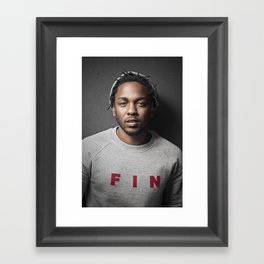 Kendrick Lamar Framed Art Print