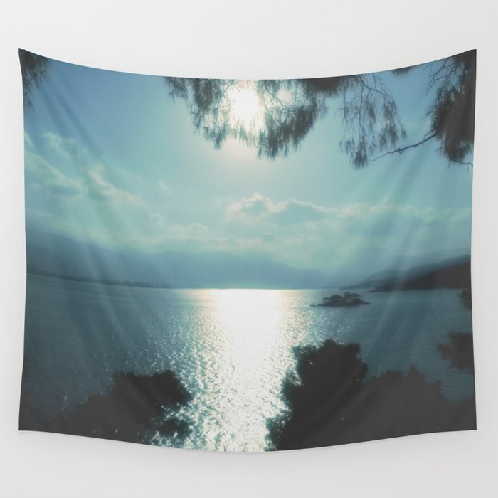 Beautiful Sunset Wall Tapestry by Augustinet | Society6