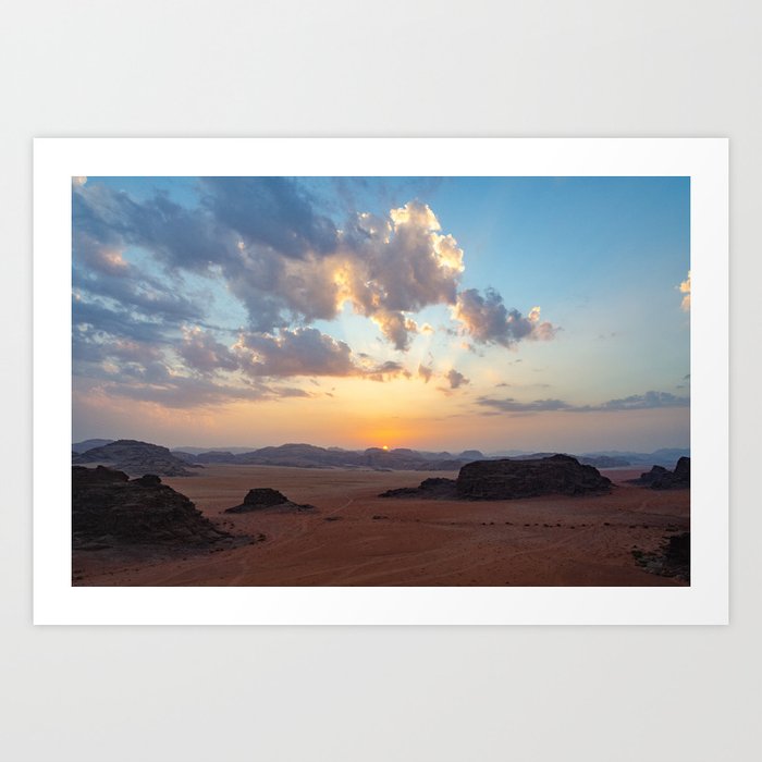 Wadi Rum Sunset | Fine art | Travel Photography | Photo Print Art Print