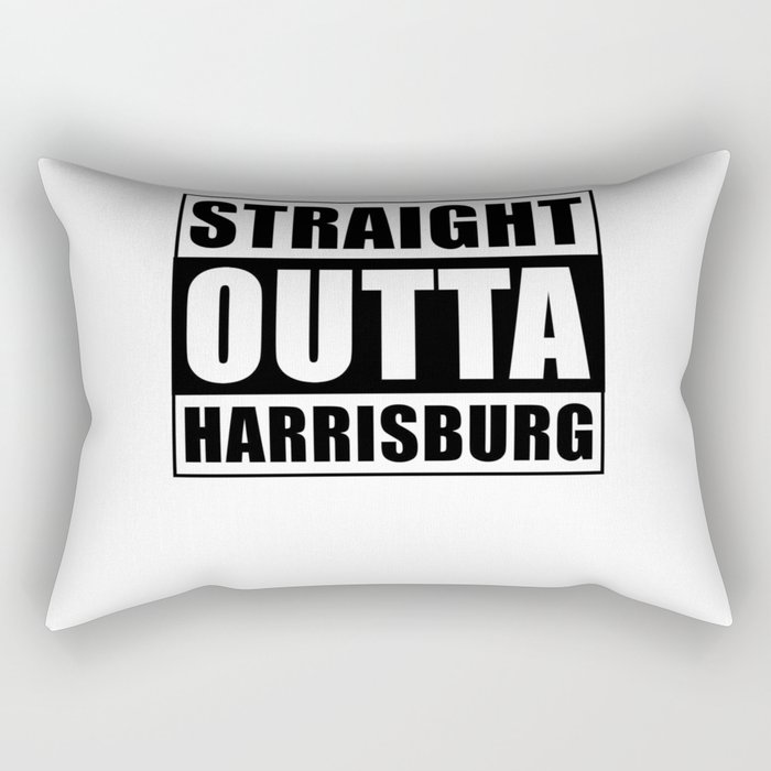 Straight Outta Harrisburg Rectangular Pillow