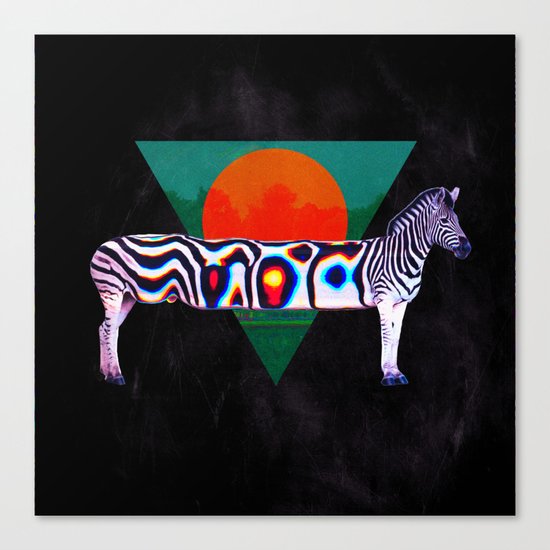 Zebra Canvas Print