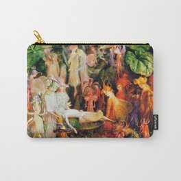 The Fairy's Woodland Funeral by John Anster Fitzgerald Carry-All Pouch