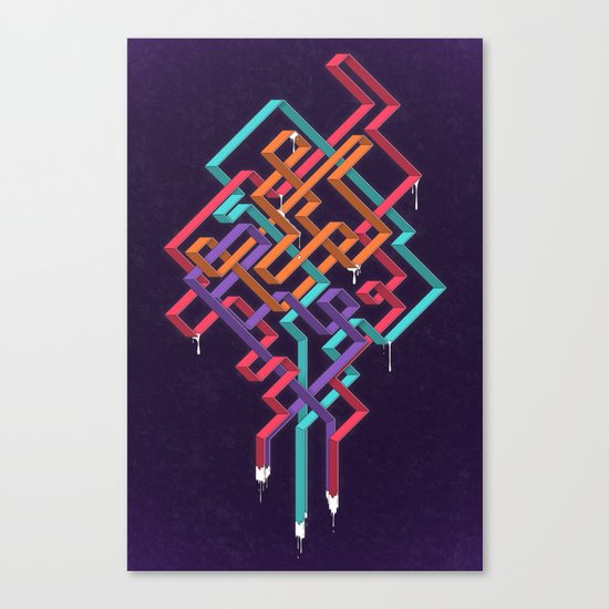 Weave Canvas Print