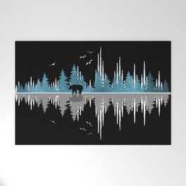 The Sounds Of Nature - Music Sound Wave Welcome Mat