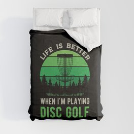 Disc Golf Funny Quote Comforter