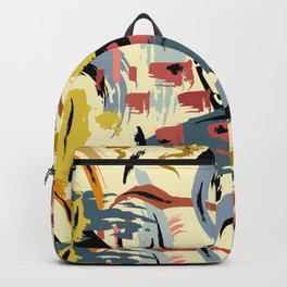 Hand painted abstract painting pattern Backpack