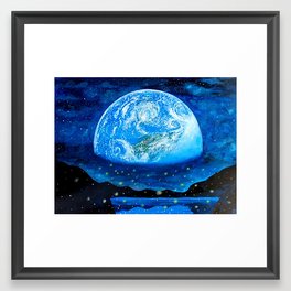 Earth Consciousness Number 8 Framed Art Print