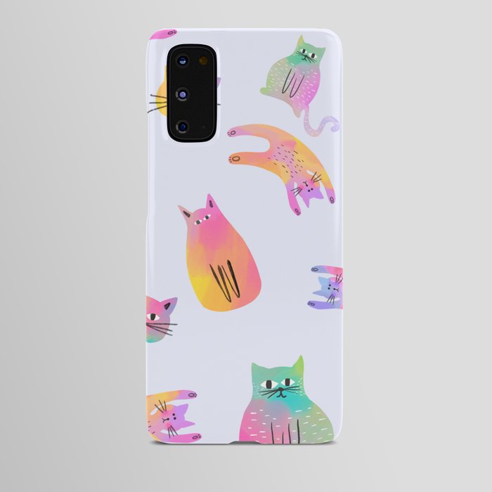 Rainbow Cats Pastel Android Case
