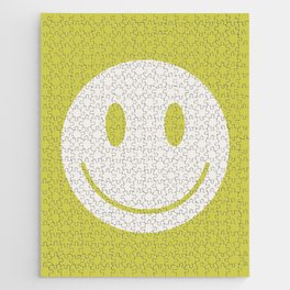 Happy Thoughts Lime Jigsaw Puzzle