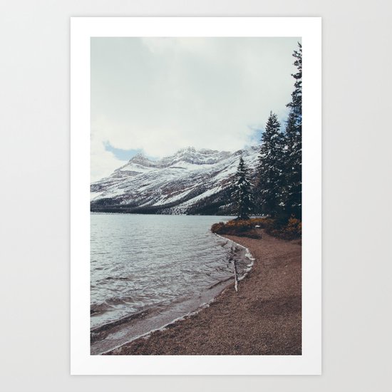 bow lake Art Print
