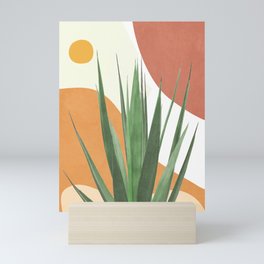 Abstract Agave Plant Mini Art Print