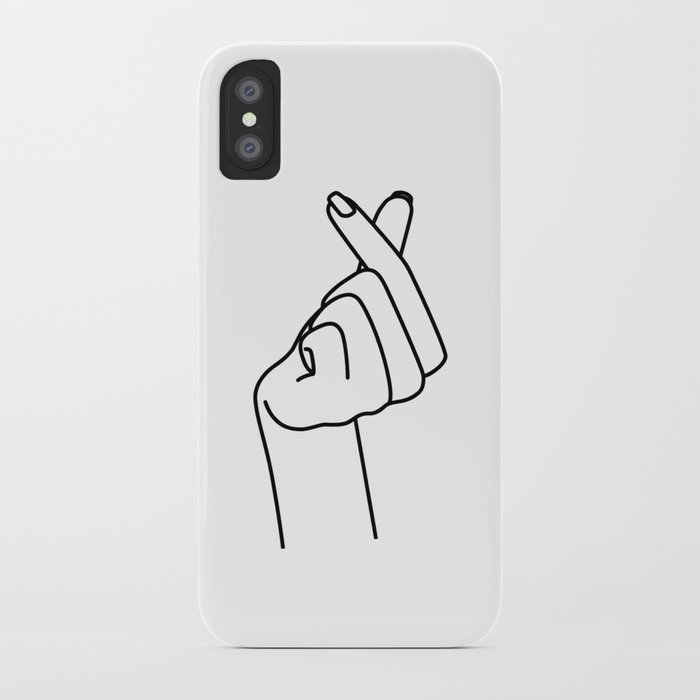 love finger snap iphone case