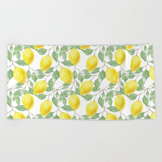 LEMONS Beach Towel