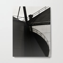 Factory Metal Print | Architecture, Photo, Black and White 