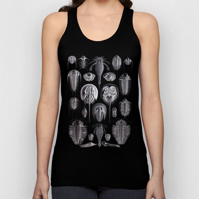 Trilobites and Fossils by Ernst Haeckel Tank Top