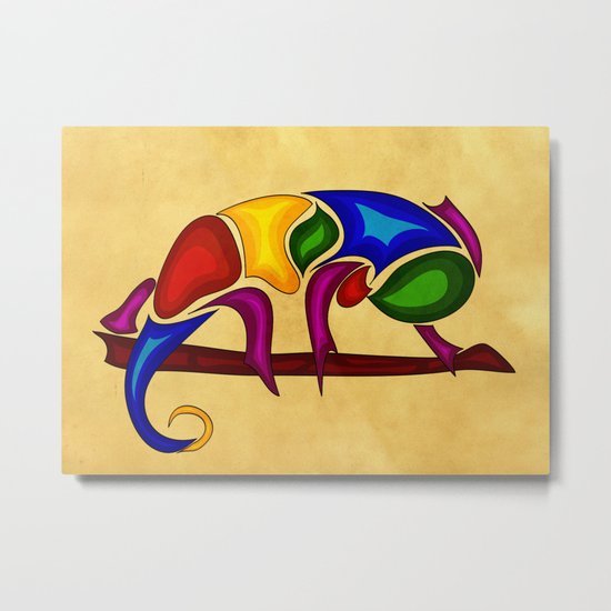 Chameleon Metal Print
