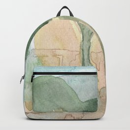 Watercolor - Rome Study Backpack | Shapestudy, Italy, Umbrellatrees, Painting, Blue, Rome, Watercolor, Architecture, Clouds, Clay 