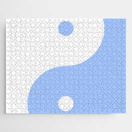 Pale Cornflower Blue Peace | Beautiful Interior Design Jigsaw Puzzle