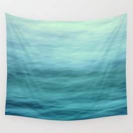 Ocean Blues Wall Tapestry | Color, Digital, Waves, Meditation, Zen, Blue, Relaxing, Chill, Spiritual, Photo 
